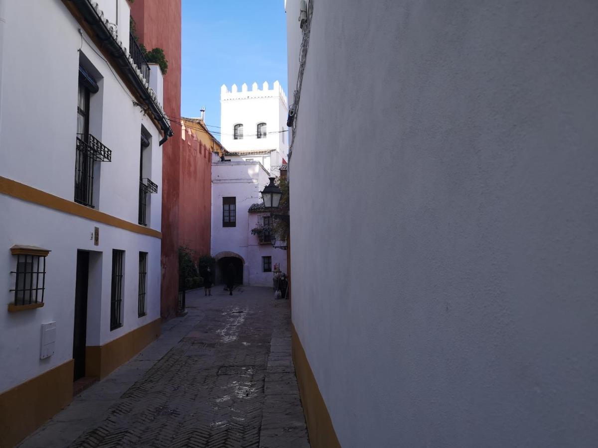 The Wall Of The Alcazar Palace Sevilla Exteriér fotografie
